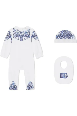 Dolce & Gabbana Majolica-print babygrow set