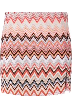 Missoni Zigzag-pattern mini skirt