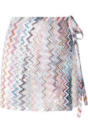 Missoni Zigzag-pattern mini skirt