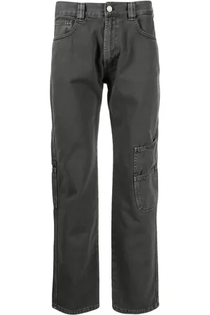 Trussardi Mid-rise straight-leg trousers