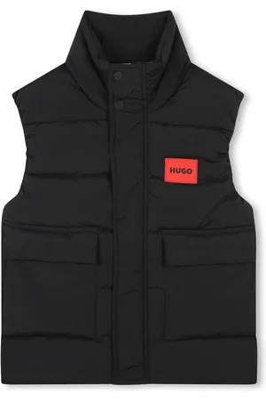 HUGO BOSS Logo-appliqu??d quilted gilet