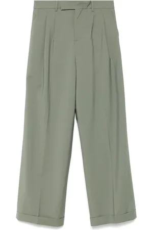 BRIGLIA Pleat-detailed trousers