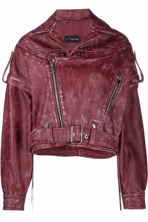 Manokhi Oversized-fit biker jacket