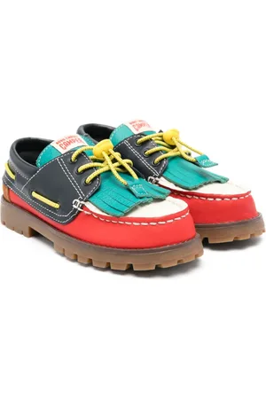 Bobo Choses X Camper leather deck shoes
