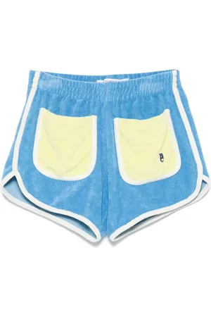 Bobo Choses Colourblock terry-cloth shorts