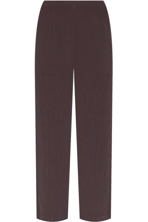 Issey Miyake Hatching Pleats trousers
