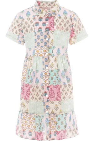 MC2 SAINT BARTH Patchwork-design dress