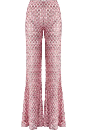 Missoni Low-rise lace trousers