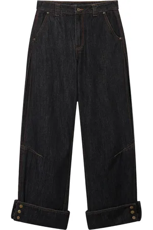 tout a coup Turn-up hem jeans
