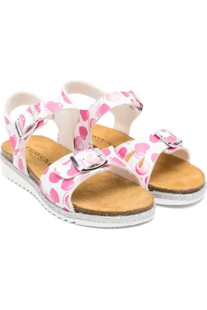 MONNALISA Heart-print sandals
