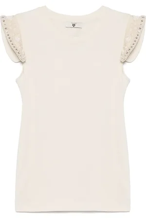 Twin-Set Bead-detailing T-shirt
