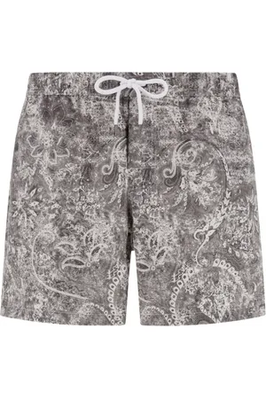 Boggi Milano Paisley-print swim shorts