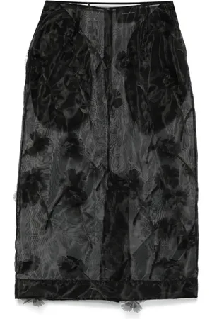 Simone Rocha Carnation organza skirt
