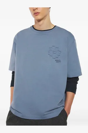 Maison Kitsuné Crafted Daisy-appliqu?? T-shirt