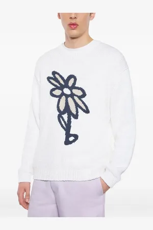 Maison Kitsuné Daisy-intarsia jumper