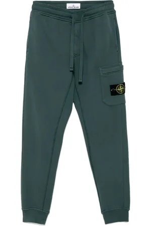 Stone Island Logo-patch trousers