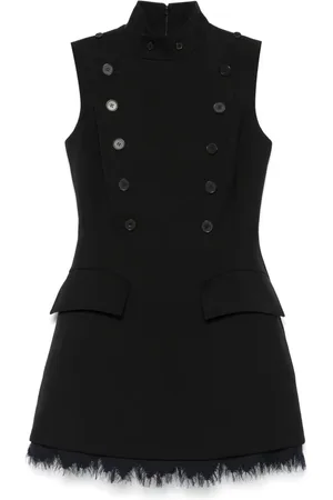 Alexander McQueen Double-breasted mini dress