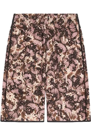 DRIES VAN NOTEN Abstract-print shorts