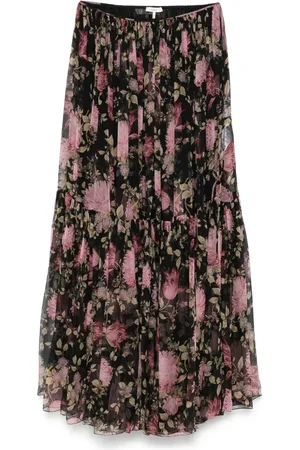 Chloé Floral-printed skirt