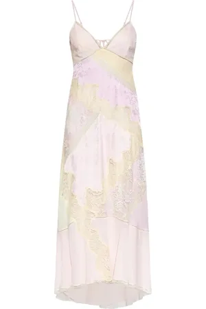 LOVESHACKFANCY Lace-panelled dress