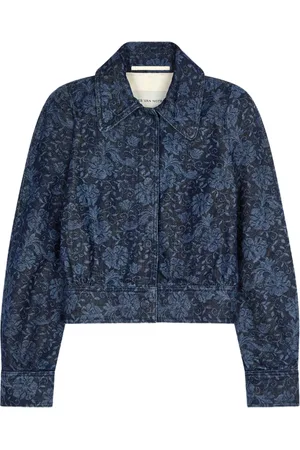DRIES VAN NOTEN Printed denim jacket