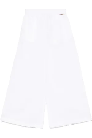 Twin-Set Slub-textured trousers