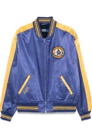 Ralph Lauren Logo-patch bomber jacket