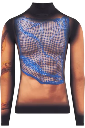 Marine Serre Draped Statue T-shirt