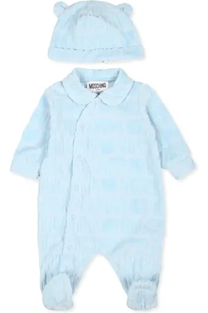 Moschino Logo-jacquard terry-cloth pajama set