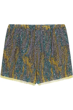 DRIES VAN NOTEN Jacquard mini shorts