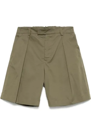 LOW BRAND Logo-tag shorts