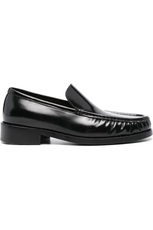 Acne Studios Logo-debossed leather loafers