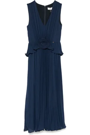 NISSA Pliss?? midi dress