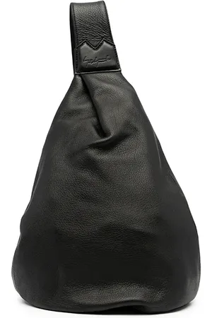 YOHJI YAMAMOTO Logo-embossed leather shoulder bag