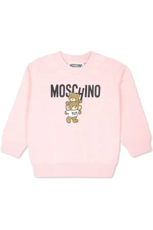 Moschino Teddy Bear-print cotton sweatshirt