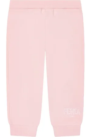 Fendi Logo-embroidered leggings