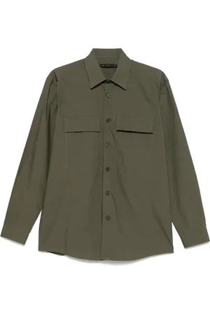 LOW BRAND Logo-tag shirt