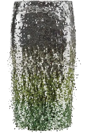 Des Phemmes Sequin-embellished midi skirt