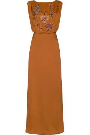 TEMPERLEY LONDON Adalina beaded maxi dress