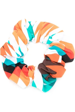 Lygia & Nanny Lola geometric-print hair scrunchie