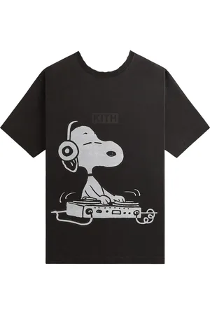 KITH X Peanuts Snoopy DJ T-shirt
