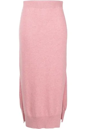 Barrie High-waisted knit skirt
