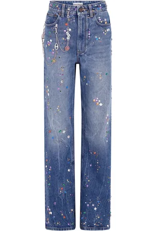 Paco rabanne Disc studded jeans
