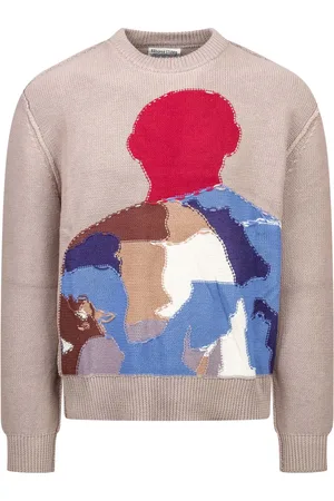KIDSUPER STUDIOS Reverse intarsia-knit jumper