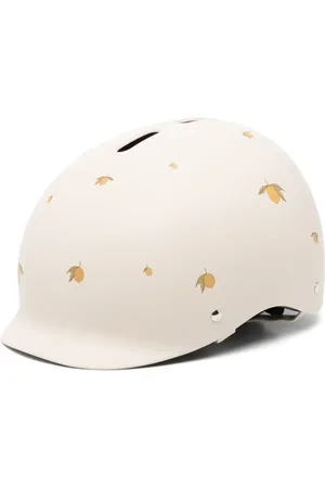 Konges Sløjd Lemon-print bicycle helmet