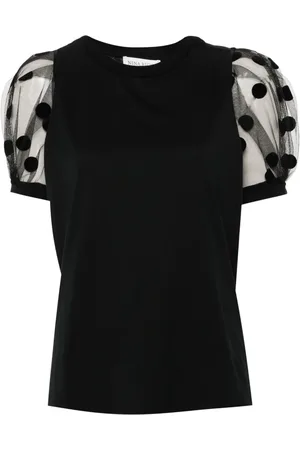 Nina Ricci Flocked-detail T-shirt