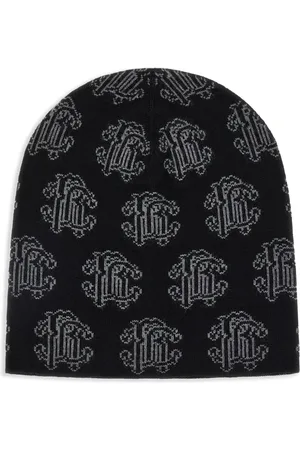 Roberto Cavalli Monogram RC beanie