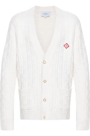Casablanca Column stitch cardigan