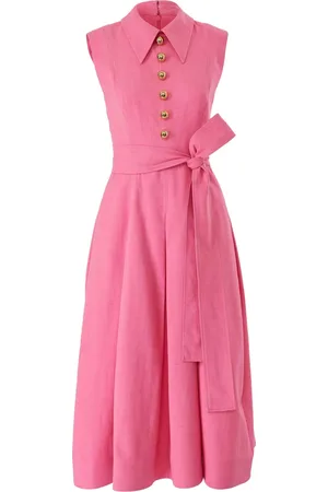 Carolina Herrera Belted midi dress