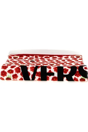 VERSACE Strawberry Garden beach towel